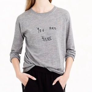 Cheeky JCrew “You Are Here” Sweater